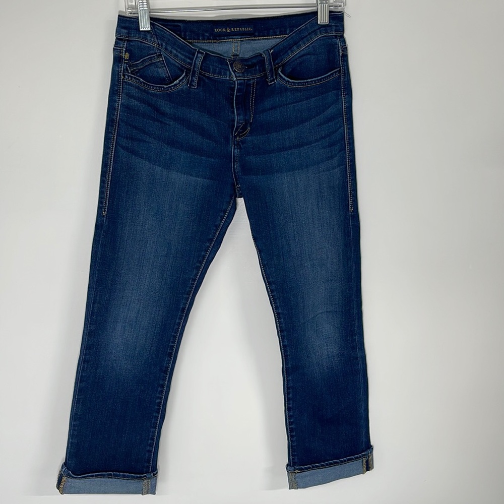 Rock‎ & Republic Kendall Cropped Jeans Size 8